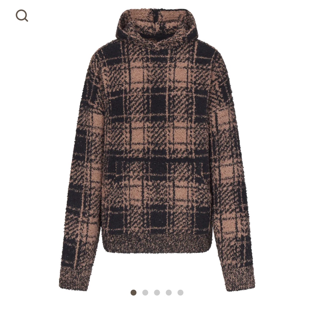 Lowest $ (Rare) Skims Cozy Teddy Pullover Hoodie